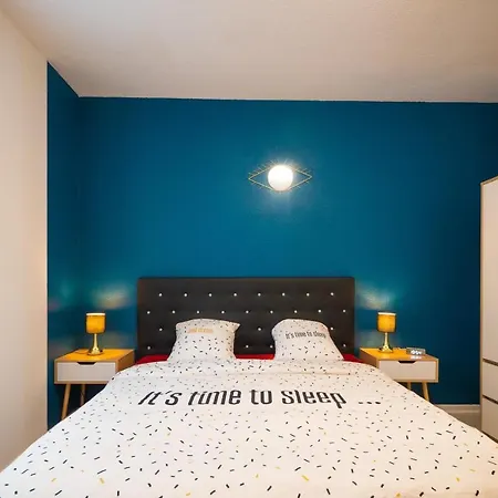 ***la Petillante*** A 2 Pas De La Gare Et Du Centre Apartment *
